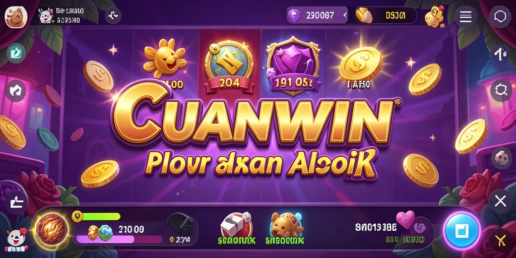 Tampilan gameplay CUANWIN yang mengasyikkan dan penuh warna.