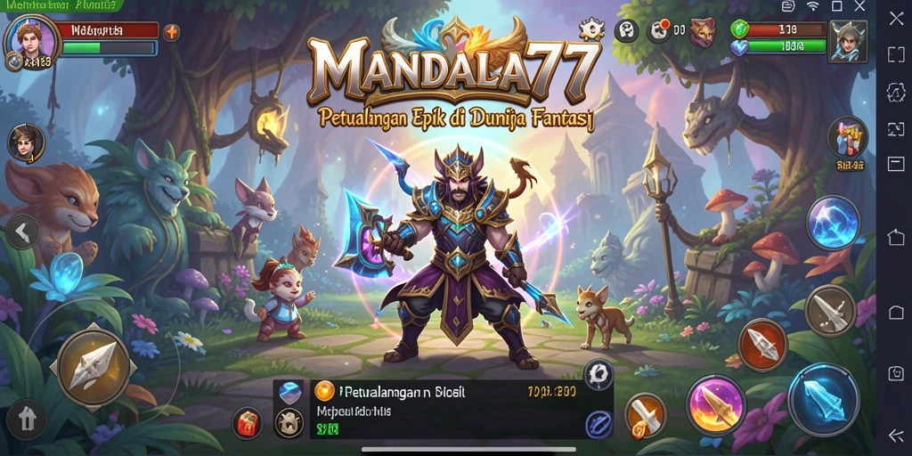 Gameplay seru di dunia fantastis MANDALA77 dengan petualangan yang menantang.